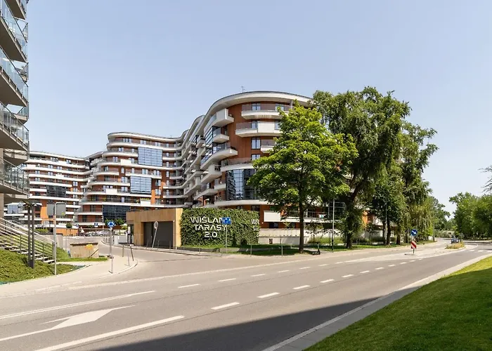 Lägenhet Wislane Tarasy Lux Cracow By Renters Prestige
