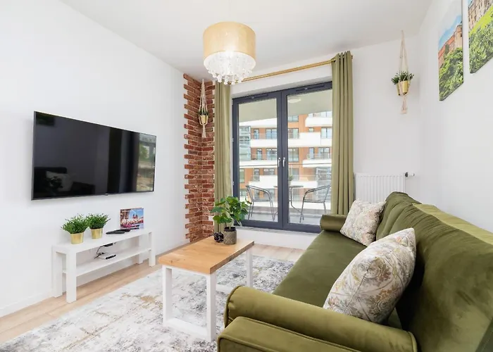 Wislane Tarasy Lux Cracow By Renters Prestige Lägenhet *