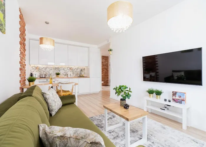Wislane Tarasy Lux Cracow By Renters Prestige Lägenhet Kraków