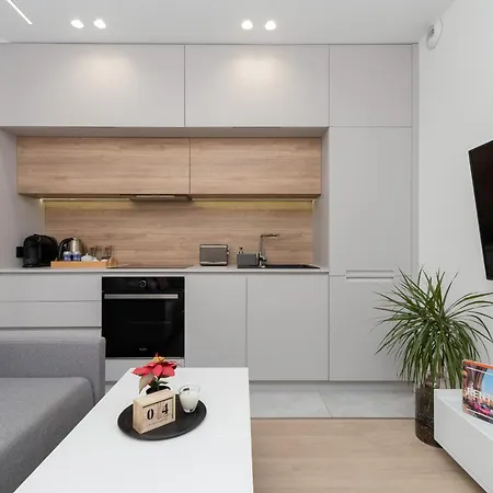 شقة Wislane Tarasy Lux Cracow By Renters Prestige *