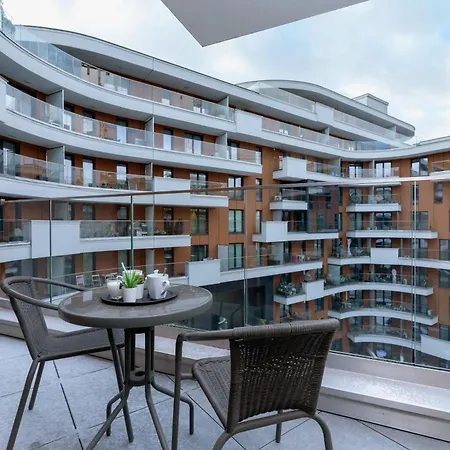 شقة Wislane Tarasy Lux Cracow By Renters Prestige كراكوفيا